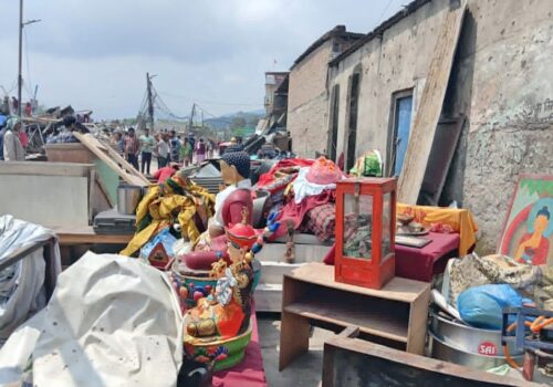 बुद्ध जयन्तीकै दिन बल्खुको साङ्गे छोइलिङ्ग गुम्बा भत्काइयो