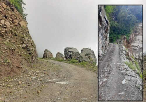 सङ्खुवासभामा पहिरो खस्दा उत्तर–दक्षिण राजमार्ग अवरुद्ध