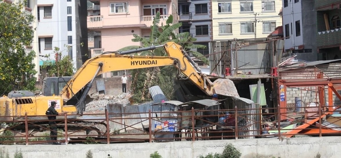 काठमाडौँका चार स्थानमा आज डोजर चलाइँदै