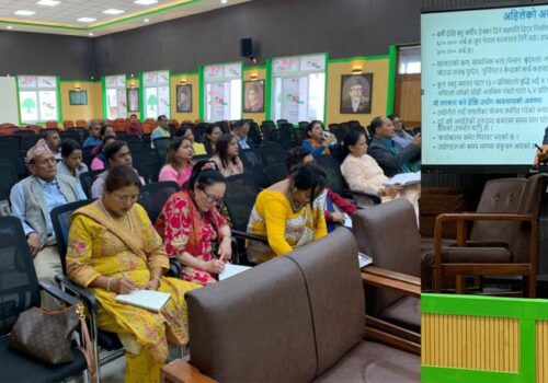 कांग्रेसका सांसदहरूका लागि सानेपामा अभिमुखीकरण तालिम आयोजना