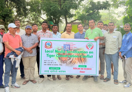 रौतहटमा बाघ गणना अभियान सुरु, संरक्षणप्रति सचेतना फैलाइँदै