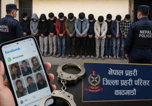 फेसबुक–ह्वाट्सएपमार्फत यौनधन्दा सञ्चालन गर्ने गिरोहसहित १६ जना पक्राउ