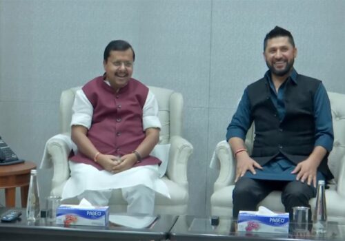 भाजपा कार्यालयमा रवि लामिछानेलाई भव्य स्वागत, राजनीतिक भेटघाट सुरु