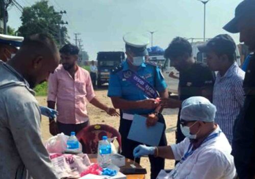 लापसे अभियानमा वीरगञ्जका ५ चालक प्रहरी नियन्त्रणमा