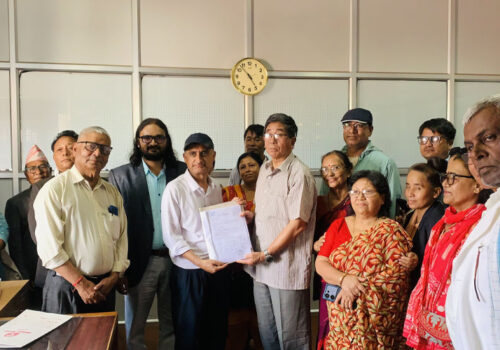 नयाँ पार्टी दर्ताका लागि अशोक राईको निवेदन