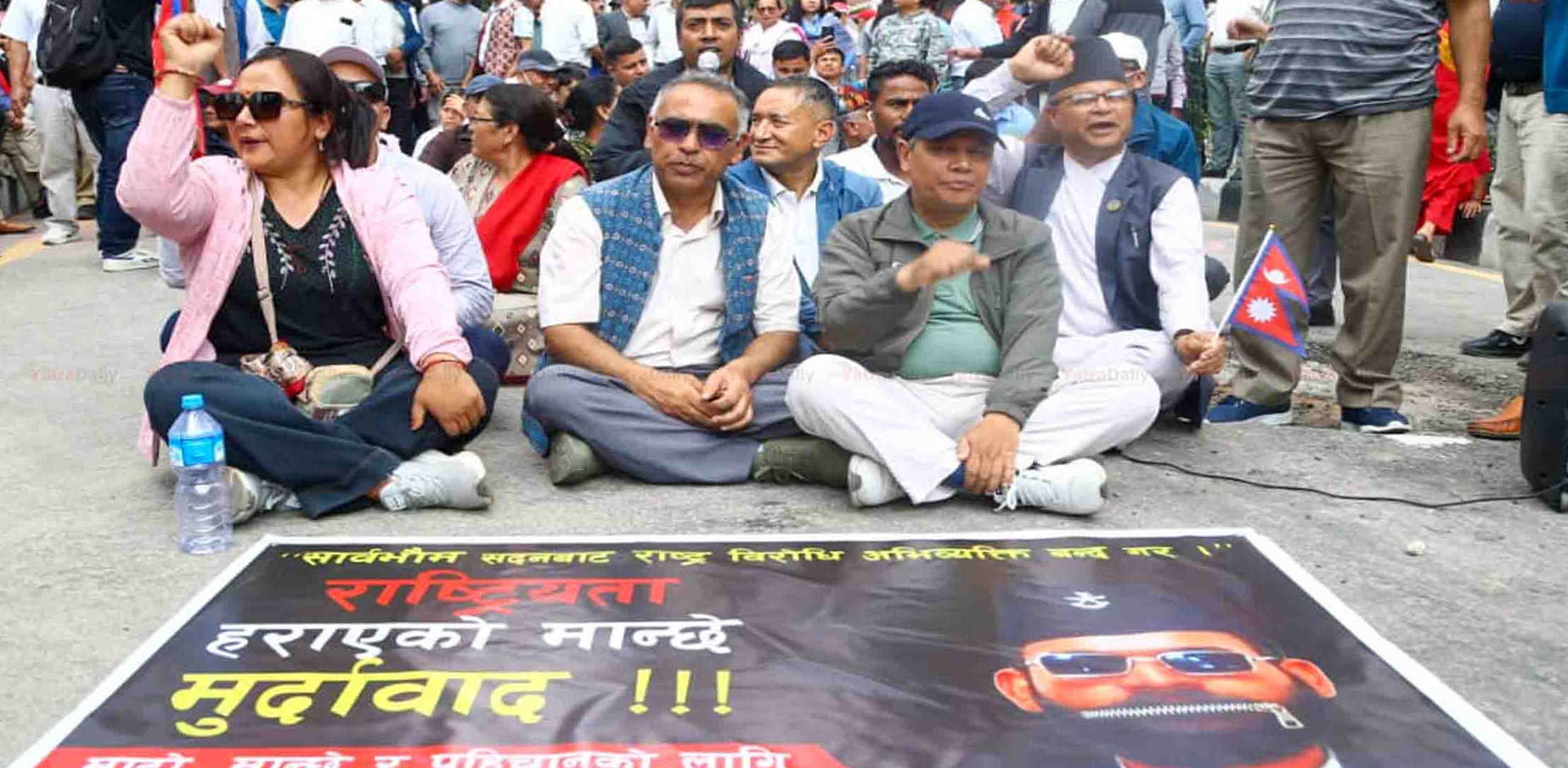 बालेनको अभिव्यक्तिविरुद्ध एमाले सडकमा, प्रदर्शन चर्कियो