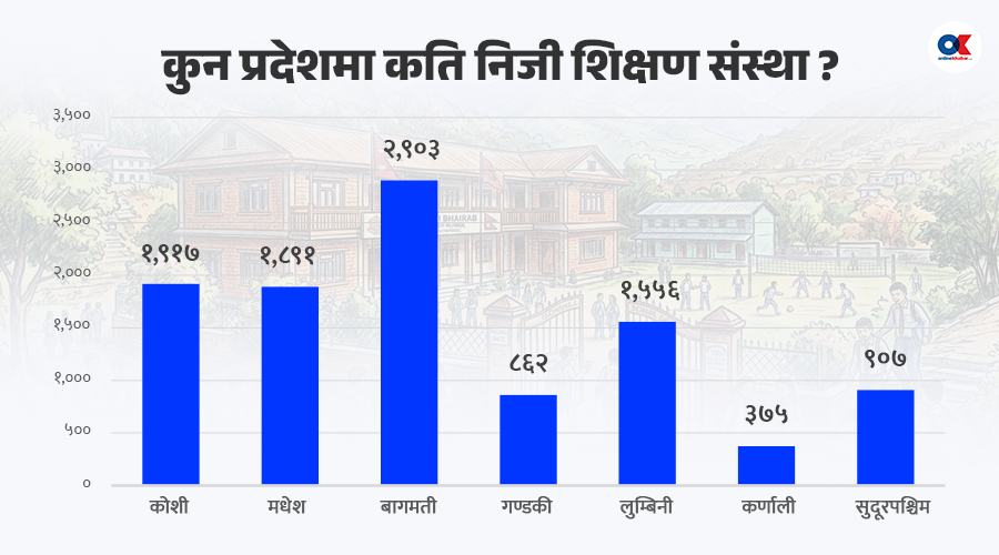 निजी शिक्षामा ३ खर्बभन्दा बढी लगानी, अर्थतन्त्रमा १.६ खर्बको योगदान