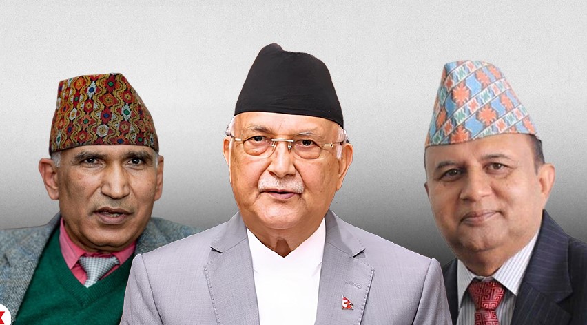 विष्णु र शंकरले एमाले विभाजन गर्न सक्ने ओलीको विश्लेषण
