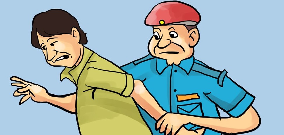 लागुऔषध गाँजासहित एक व्यक्ति पक्राउ