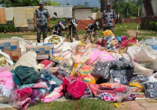 सिरहामा अवैध कारोबारविरुद्ध कारबाही, १४ लाख मूल्यका सामान नियन्त्रणमा