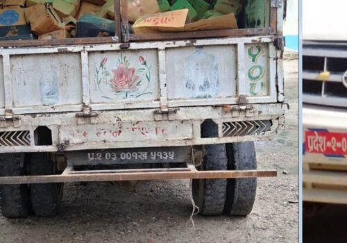 सर्लाहीमा मदिरा बोकेको दुई पिकअप प्रहरी नियन्त्रणमा