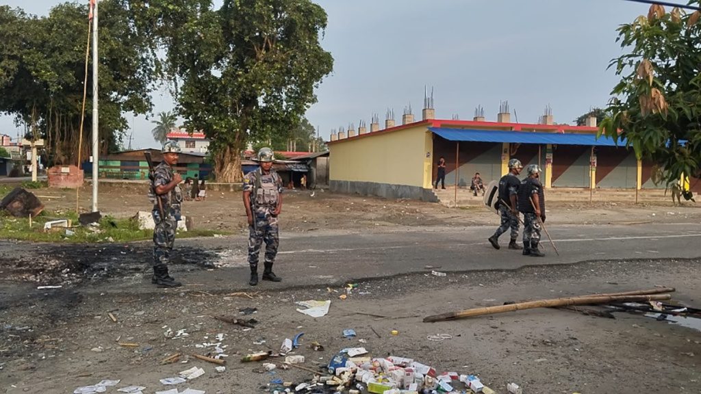देवानगञ्जको आक्रोश : गृहमन्त्रीको सट्टा पीए पुगे घटनास्थल