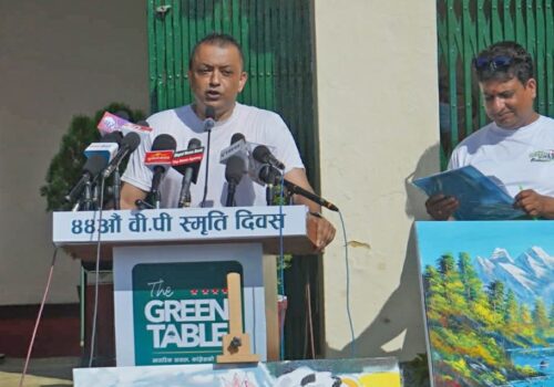 ५ किलोमिटर दौडिएपछि गगनको कटाक्ष : ‘गाडीमा ब्रेक नहुनेले सरकार, दौडमा ब्रेक नहुनेले प्रतिपक्ष चलाउने’