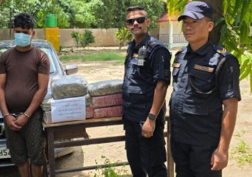 पर्सामा २० किलो गाँजा बरामद, भारतीय नागरिक पक्राउ