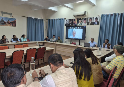 कोशी र मधेशका जनप्रतिनिधिसँग गगन : तनाव होइन, समाधानतर्फ लागौँ