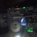 पाल्पामा अनियन्त्रित टिपर दुर्घटनाग्रस्त, सहचालकको ज्यान गयो