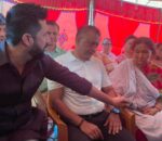गोपालमान श्रेष्ठप्रति श्रद्धाञ्जली अर्पण गर्न कांग्रेस कार्यालय पुगे रवि