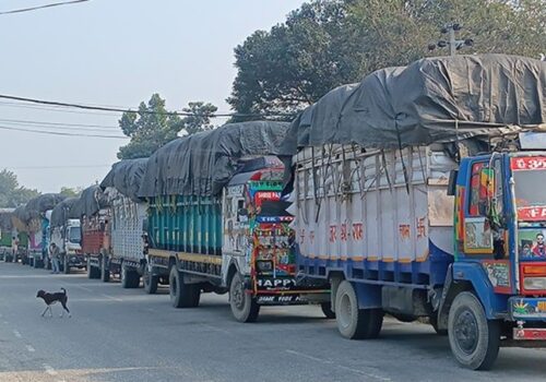 कैलालीमा ट्रकमाथि कडाइ, भैरहवाबाट आएका ट्रकलाई ५ हजार जरिवाना