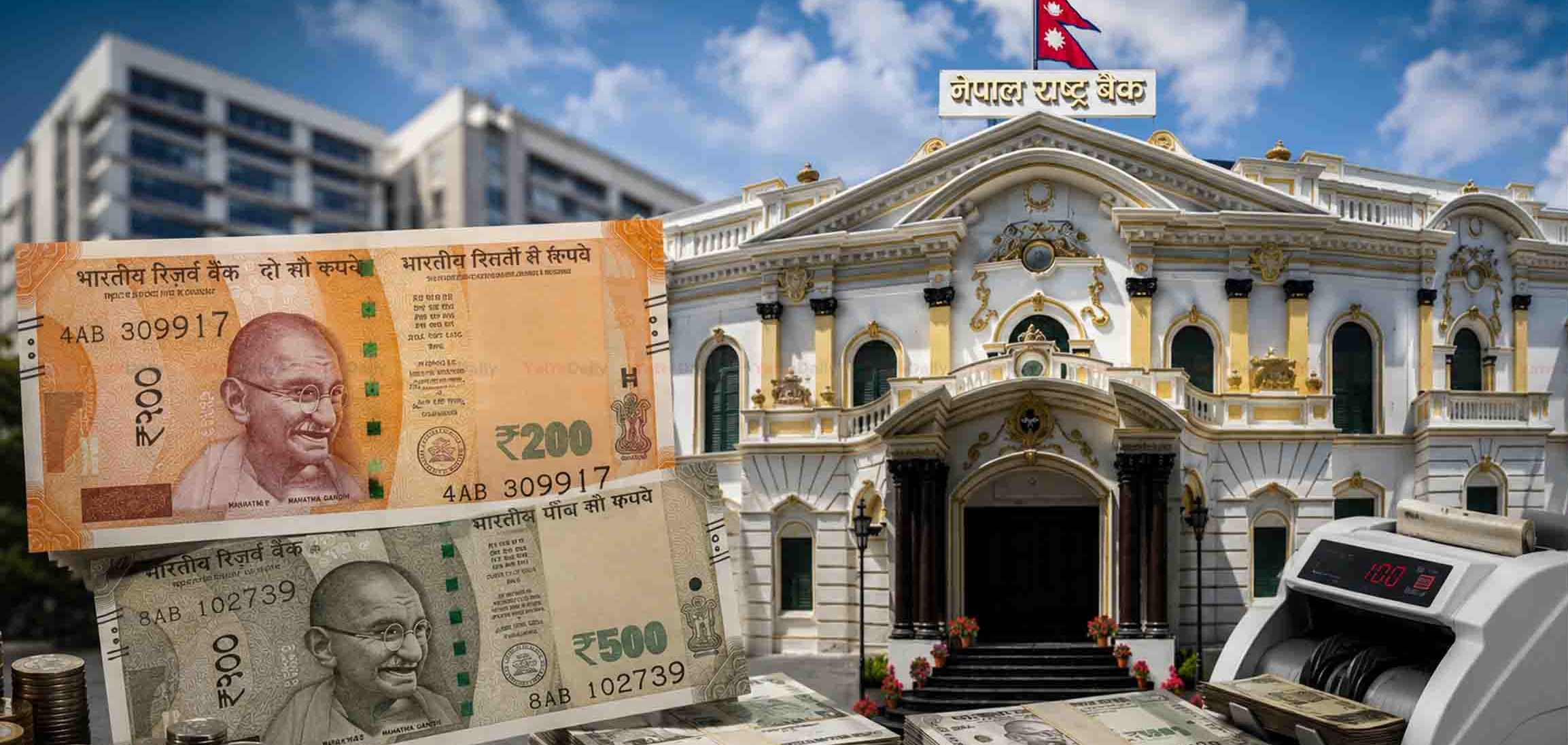नेपालमा भारू २०० र ५०० का नयाँ नोटको कारोबार खुला