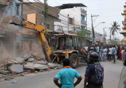 वीरगञ्जमा सडक विस्तारले गति लियो, ३ सयभन्दा बढी संरचना हटाइयो