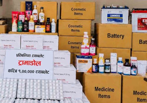 ट्रामाडोल बरामद प्रकरणमा ट्रान्सपोर्ट कम्पनीको नाम गोप्य राखिएको आरोप
