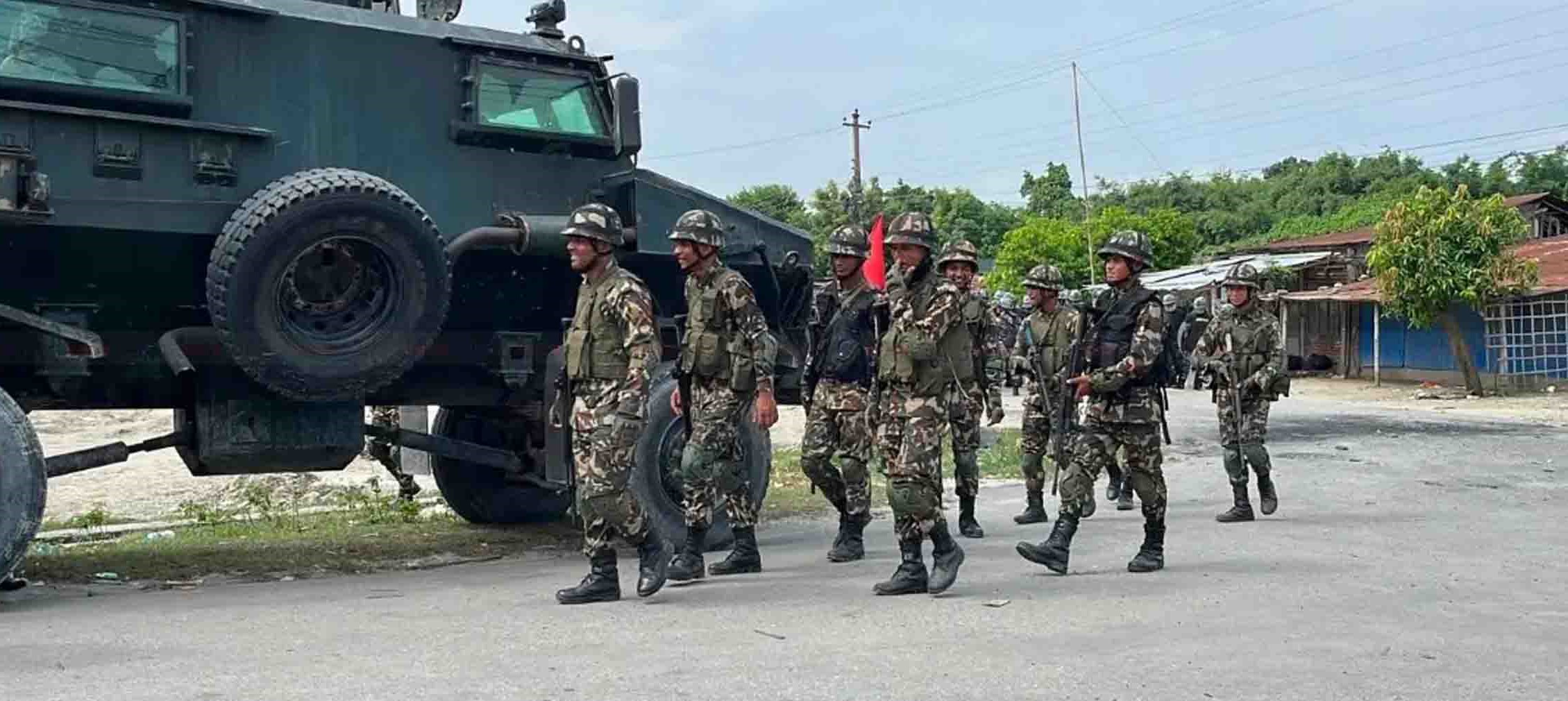 बढ्दो तनावपछि राजविराजमा अनिश्चितकालीन कर्फ्यु घोषणा