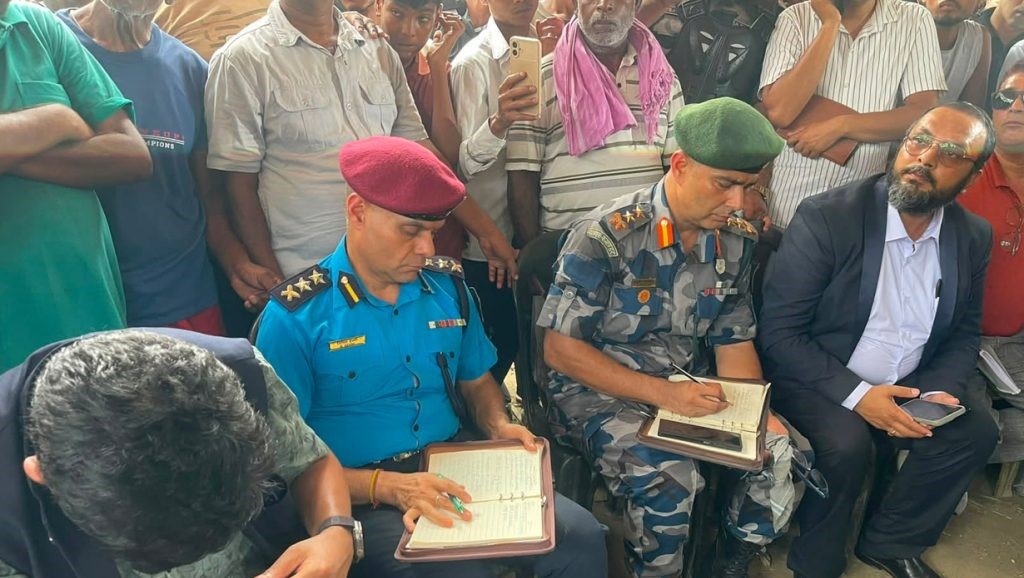 कप्तानगञ्ज घटनाको स्थलगत अध्ययन गर्न छानबिन समिति पुग्यो