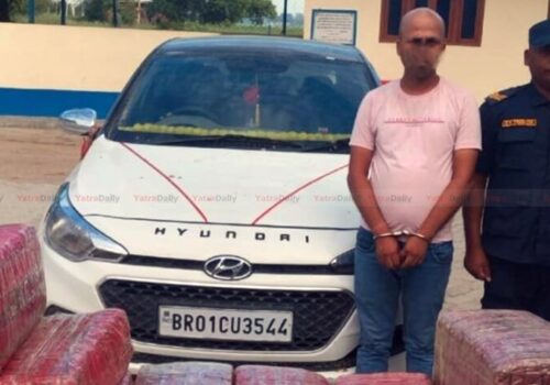 १०२ केजी गाँजा बोकेको कार नियन्त्रणमा, भारतीय चालक पक्राउ