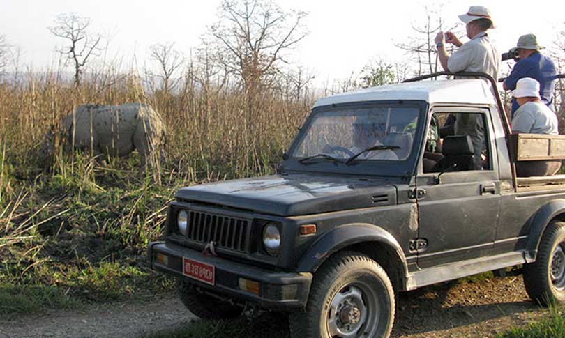 चितवन राष्ट्रिय निकुञ्जमा जङ्गल सफारी अस्थायी रूपमा बन्द