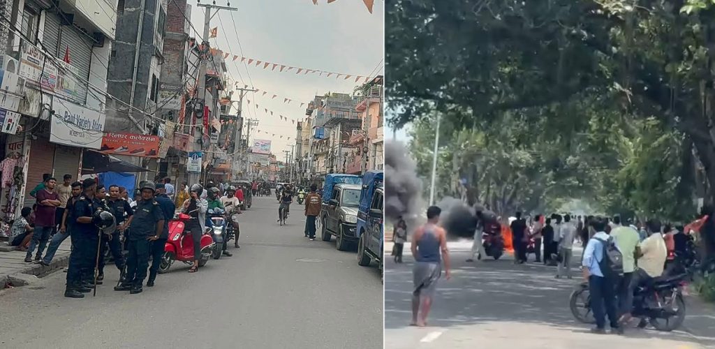 सुनसरी–मोरङमा आन्दोलन जारी, पूर्वपश्चिम राजमार्ग ठप्प