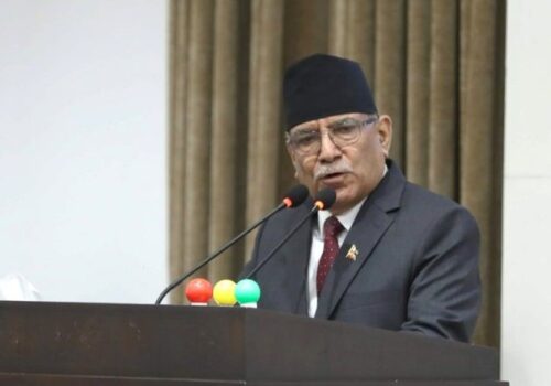 ‘देश चुनौतीपूर्ण अवस्थामा छ, सरकार जनताप्रति उत्तरदायी देखिएन’ : प्रचण्ड