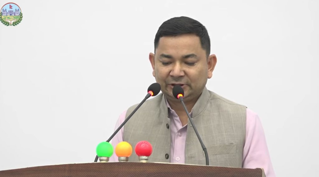 अवरोध हटेसँगै मधेश प्रदेश सभामा विनियोजन विधेयक प्रस्तुत