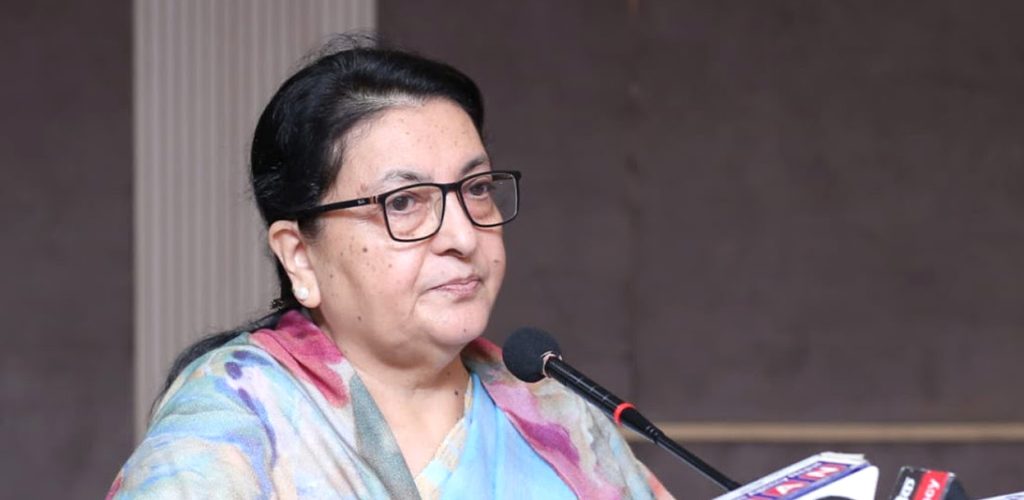 पूर्वराष्ट्रपति भण्डारीले भनिन्– युवाले तथ्य र तर्कमा आधारित राजनीतिक धारणा बनाउनुपर्छ