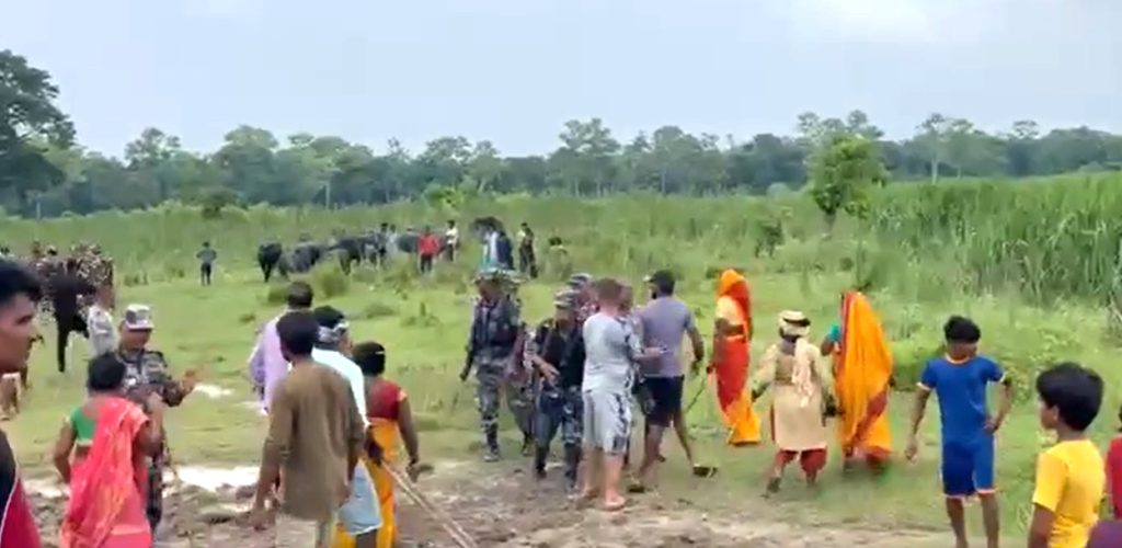 नेपाली भूमिमा एसएसबीले बाँध भत्काएको स्थानीयको दाबी, सीमा क्षेत्रमा तनाव