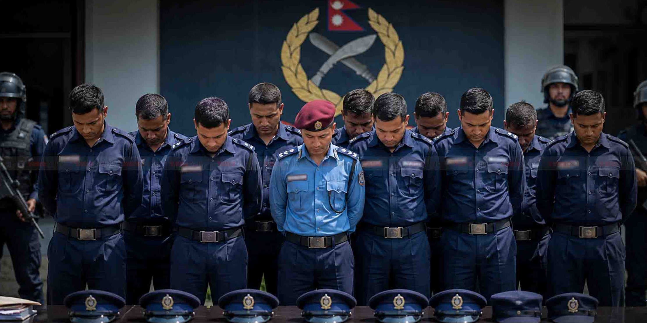 एक असईसहित १२ प्रहरीमाथि जागिर जाने जोखिम
