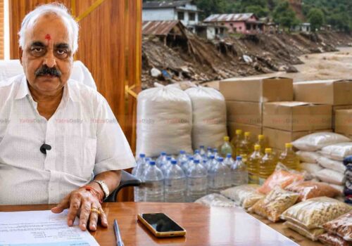 रुङ्टा ग्रुपद्वारा बाढीपहिरो पीडितका लागि २ करोड १ लाख सहयोग