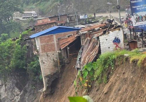 धादिङको चिरौदीमा बाढी पस्यो, ४ घरमा क्षति