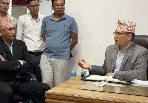 बाढीमा फसेकाको तत्काल उद्धार गर्न गृहसचिवमार्फत सरकारको ध्यानाकर्षण