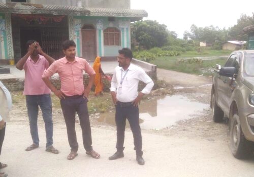 गरुडामा प्रस्तावित सडक तथा नाला निर्माण क्षेत्रको मेयर जैसवालद्वारा स्थलगत निरीक्षण