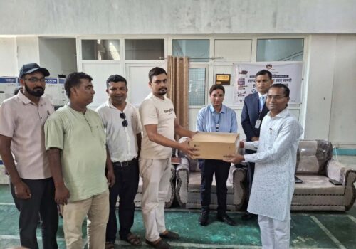 मधेशका ८ वटै पत्रकार महासंघ शाखालाई कार्यालय सामग्री हस्तान्तरण