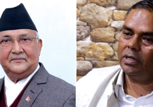 एमालेसँग सहकार्यमा उपेन्द्र यादवको असन्तुष्टि, ओलीसँग राखे गुनासो