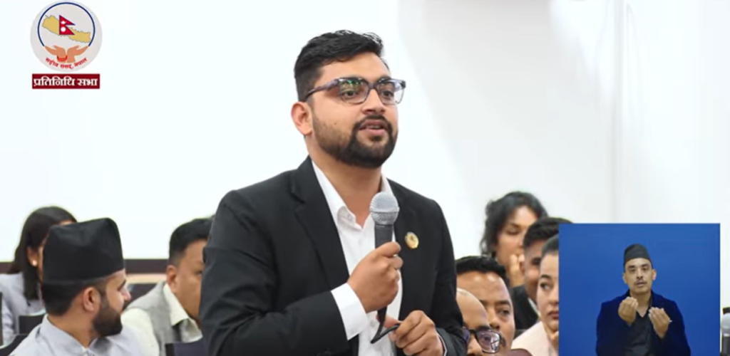 आकस्मिक समयमा चुनावको प्रसंग उठाएपछि रास्वपा सांसदलाई सभामुखको रोक