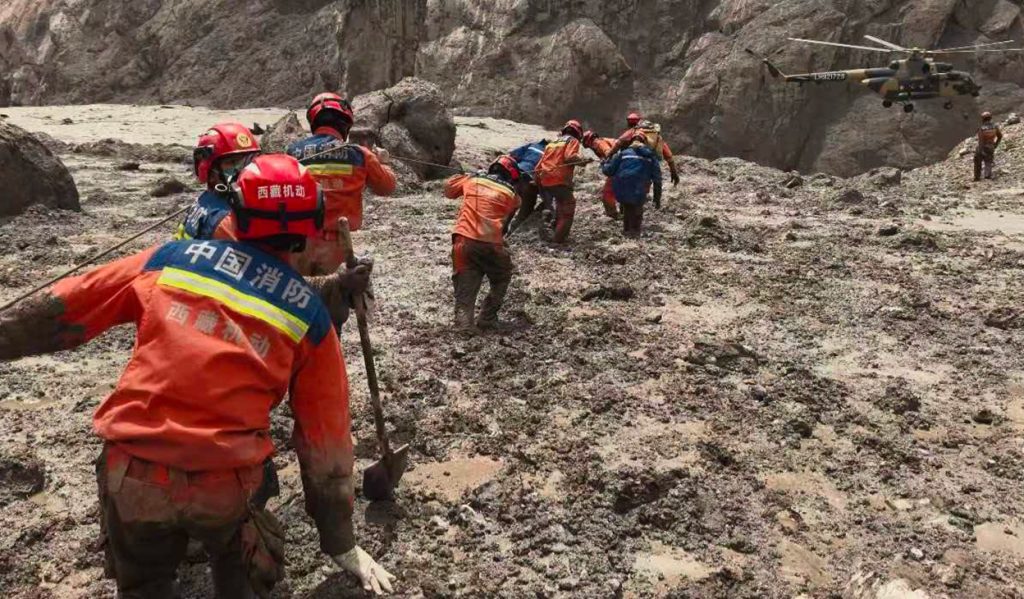 केरुङ विपत्तिपछि चीनको तीव्र उद्धार अभियान, हजारौँ उद्धारकर्मी परिचालन