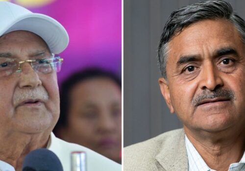 ‘एकल अध्यक्ष बन्नुस्’ भन्दै ठाकुर गैरेले ओलीमाथि उठाए प्रश्न