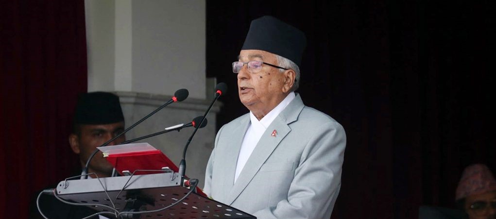 विपत्तिको घडीमा एकताबद्ध हुन राष्ट्रपतिको आह्वान