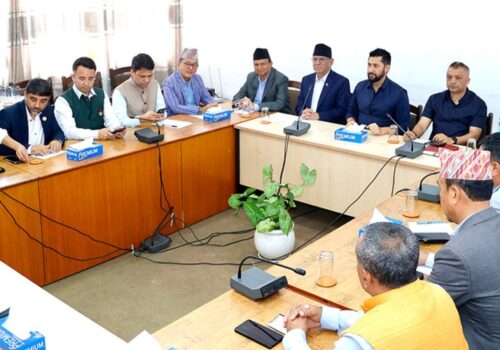 सर्वदलीय बैठक आज : दोस्रो तहका नेताहरू उपस्थित हुने