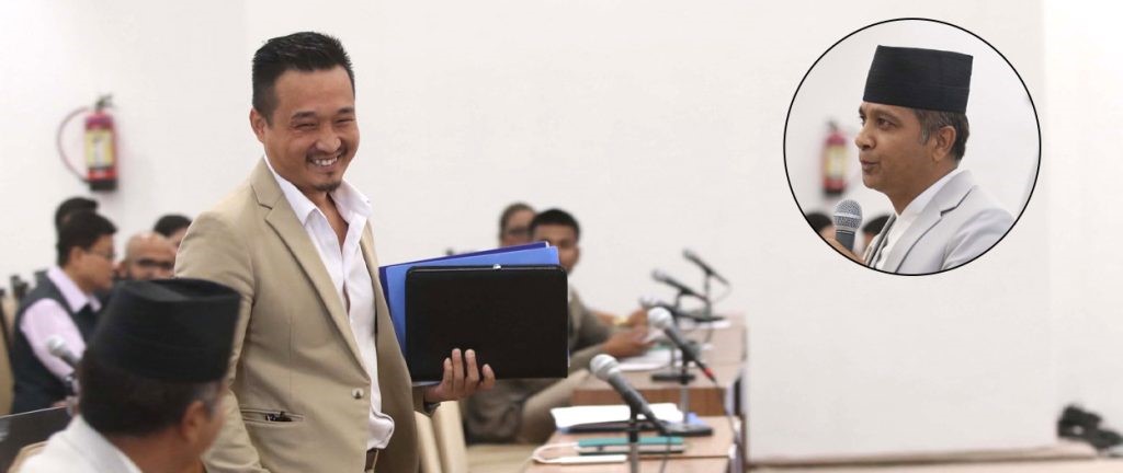 सांसदको सम्बोधनकै बीच गृहमन्त्री हिँडेपछि ऐन महरको नियमापत्ति