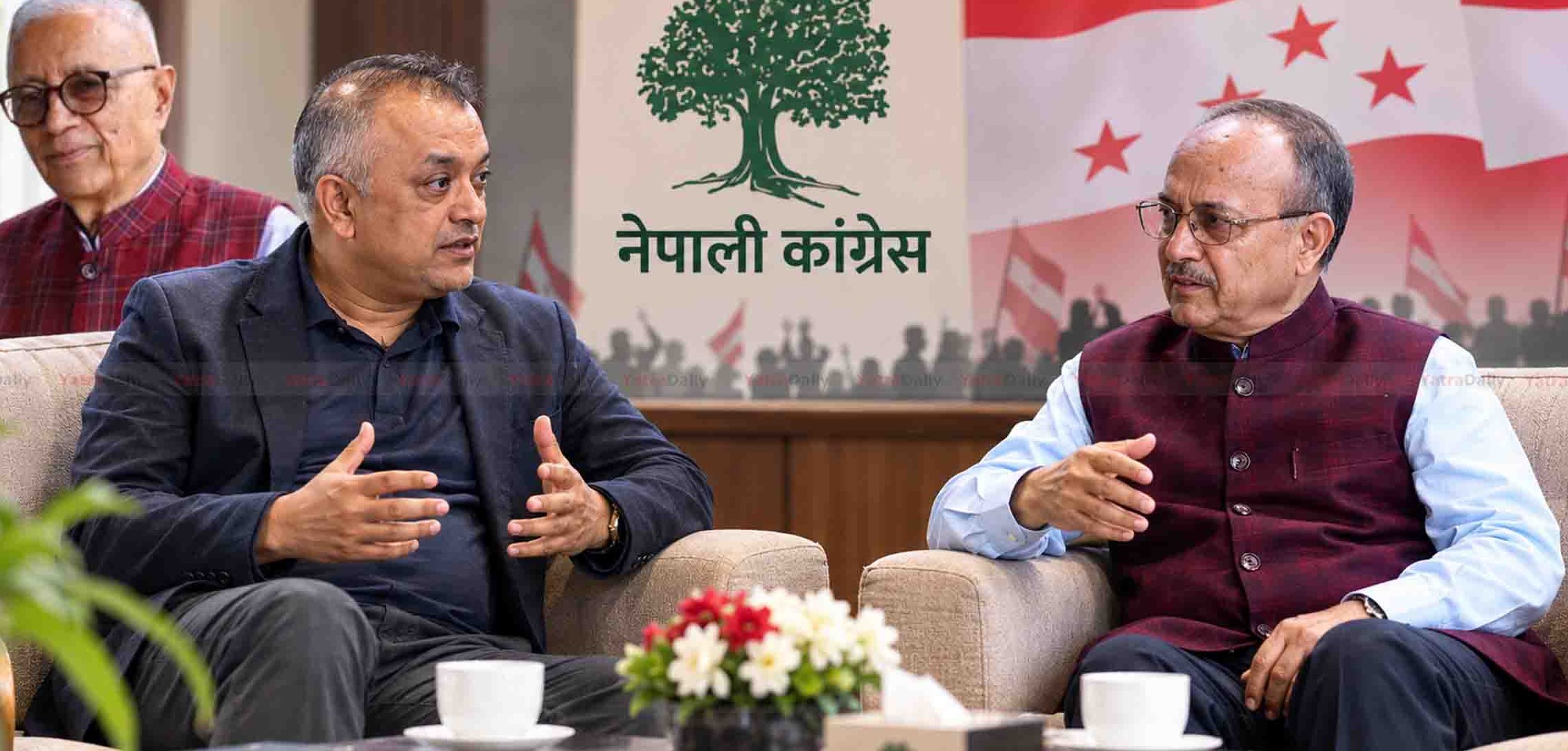 सभापति थापा र खड्काबीच ‘वान टु वान’ वार्ता : कांग्रेस विवाद समाधानतर्फ