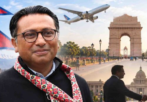 असोज १ गते भारत भ्रमणमा जाँदै अर्थमन्त्री वाग्ले