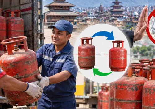 उपत्यकामा ग्यास सिलिन्डर साट्दा अब अतिरिक्त शुल्क नलाग्ने